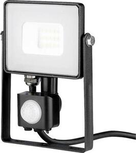 LED-es kültéri fényszóró mozgásérzékelővel 10 W 436 LED 3000 K, V-TAC VT-10-S