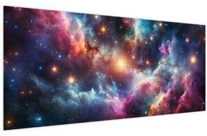 Kép - Sötét univerzum (120x50 cm)