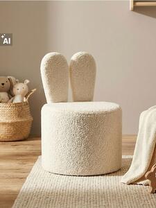 Sinsay - Teddy puff nyuszifülekkel - krémszínű
