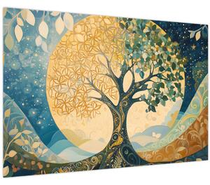 Kép – Életfa a holdban (90x60 cm)