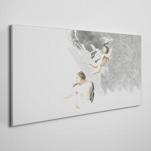 Vászonkép Az ősi angyalok rajzolása