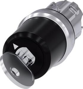 Siemens 3SU1050-5BC01-0AA0 fém CES O<I SSG10 visszaugró IP69k kulccsal működtethető kapcsoló