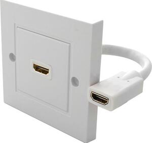Goobay HDMI™ fali aljzat, aranyozott