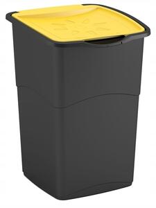 CURVER WASTE BIN "KORAL BIN" 47L /BLACK/ GREEN