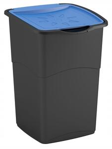 CURVER KOSZ NA ŚMIECI "KORAL BIN" 47L /CZARNY/ NIEBIESKI