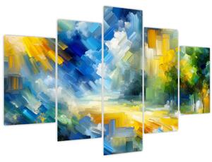 Kép - Absztrakt napos nap (150x105 cm)