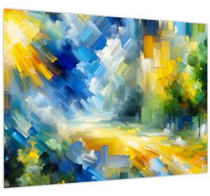 Kép - Absztrakt napos nap (70x50 cm)