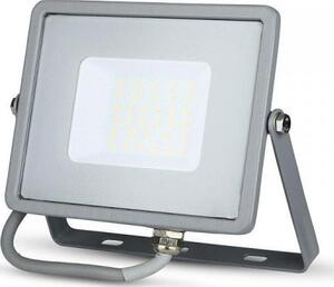 V-Tac Led Reflektor - Ultra Slim, Samsung Chip, 30 Watt, Hideg Fehér, Szürke