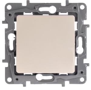 Legrand 764607 Niloé 6A NO-NC bézs egypólusú nyomó