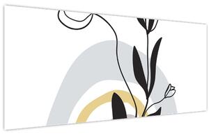 Kép - Virágok vázában N⁰1 (120x50 cm)