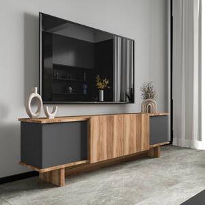 Diana TV-állvány, antracit-dió, 180 cm