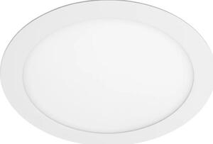 Recessed LED panel GTV ORIS, IP44, 24 W, 2000 lm, 4000 K, white, round shape, Ø30 cm