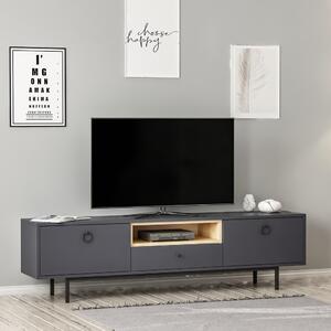 Naturel TV-állvány, antracit, 180 cm
