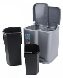 Curver Duo Pedálos Szelektív Szemetes 21L