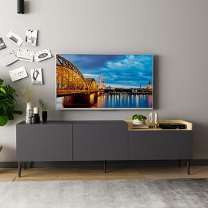 Mia TV-állvány, antracit, 160 cm