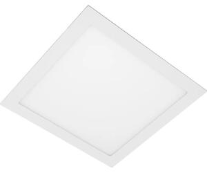 Recessed LED panel GTV MATIS, IP44, 24 W, 2000 lm, 4000 K, white, square, 30 x 30 cm