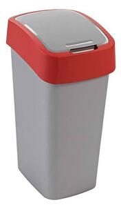 Curver Pacific Flip Bin billenős szelektív hulladékgyűjtő 45l piros/szürke (195024)