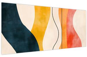 Kép - Minimalista színes illusztráció II. (120x50 cm)