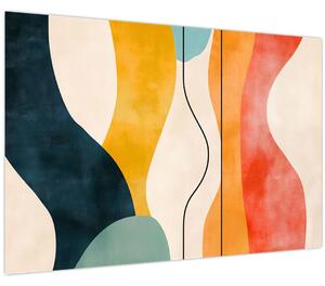 Kép - Minimalista színes illusztráció II. (90x60 cm)