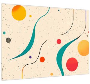 Kép - Minimalista színes illusztráció (70x50 cm)