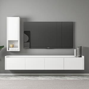 Sema TV-állvány, fehér, 160 cm
