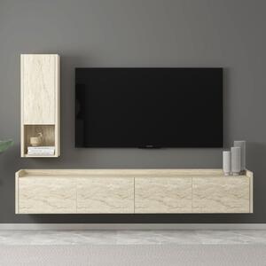 Sema TV-állvány, travertin, 160 cm