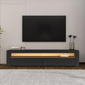 TV-állvány, antracit, 150 cm