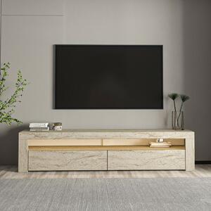 TV-állvány, travertin, 150 cm