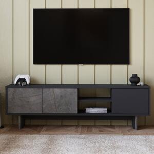 Ravello TV-állvány, márvány-antracit, 150 cm