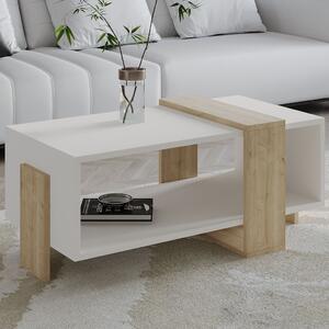 Meleni - White, Sapphire Oak