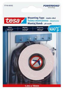 Tesa kétoldalas csempe és fém rögzítőszalag (100 kg/m)