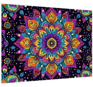 Kép - Kaleidoszkópos mandala (70x50 cm)