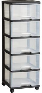 Curver Regał przezroczysty 5x20L (50382)