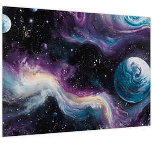 Kép - Festett univerzum (70x50 cm)