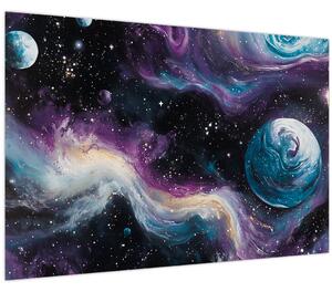 Kép - Festett univerzum (90x60 cm)
