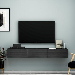 Terra TV-állvány, fekete, 180 cm
