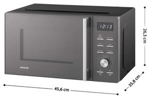 SENCOR SMW 5019BK Mikrohullámú sütő 700W 20L fekete