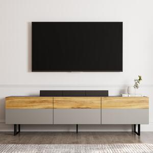 Sign TV-állvány, szürke-tölgy, 180 cm