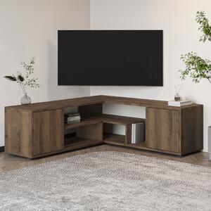 Rosa TV-állvány, antik dió, 120 cm