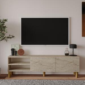 River TV-állvány, travertin, 150 cm