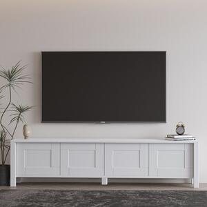 Vachel TV-állvány, fehér, 160 cm