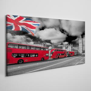Vászonkép Közúti londoni busz