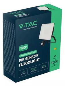 V-TAC VT-4929-FC 23845 LED-es kültéri fényszóró EEK: E (A - G) 30 W Fényszín (fényforrás): Semleges fehér