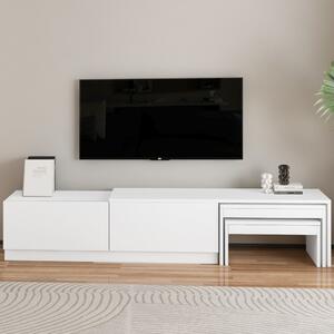 Nest TV-állvány, fehér, 180 cm