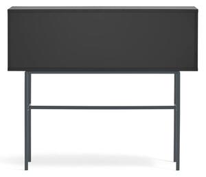 Fekete-antracitszürke konzolasztal 35x110 cm Nube – Teulat