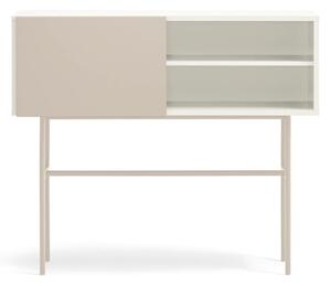Bézs-krémszínű konzolasztal 35x110 cm Nube – Teulat