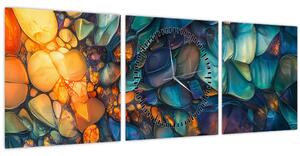 Kép - Üvegmozaik (órával) (90x30 cm)
