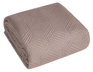 Halványrózsaszín ágytakaró geometrikus mintával Szélesség: 170 cm | Hossz: 210 cm