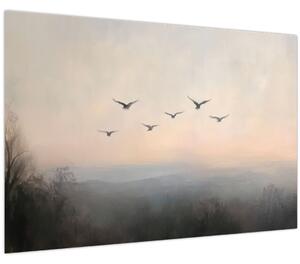Kép - Madárcsapat (90x60 cm)
