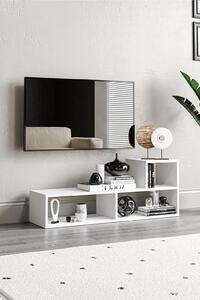 Bucak TV-állvány, fehér, 110 cm